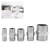 201 Stainless Stainless Steel Hex Nipple Thickened Hex Nipple Union  Water Oil Air