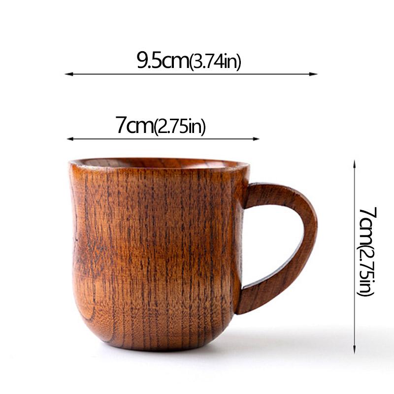 Деревянные чашки ручной работы из ююбы с деревянной ручкой кружка для пива, кофе, молока, чая кружка ручной работы из натурального материала для кухни, бара, посуды для напитков чашка