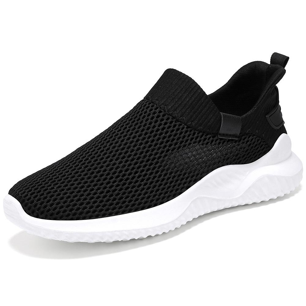 Fashion Men 2024 Spring/Summer New Mesh Single Shoes Lazy Kick Men's Shoes Soft, Breathable, and Cool Sports Shoes