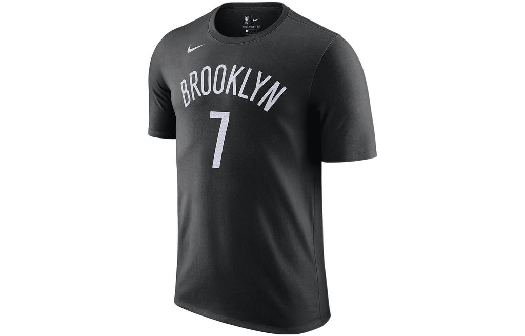 Nike X NBA Мужские футболки Черные с круглым вырезом Средние CV8504-019