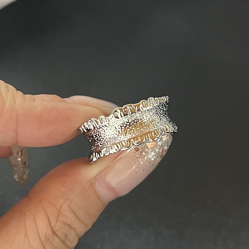 Y2K Кольца с кристаллами Kpop Сердце Регулируемое кольцо Неправильная геометрия Панк Винтажные кольца Набор для женщин и девочек Новые модные украшения