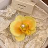 Phalaenopsis Pearl Duckbill Clip Women Hair Clip Butterfly Orchid Hairpin Seaside Vacation Flower Barrettes Hair Accessories