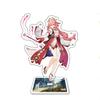 Game Anime Open World Impact Acrylic Cosplay Character Stand Acrylic Figure Stand Painted Desk Decor Ornament Gift