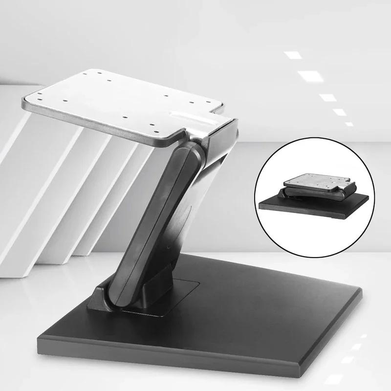 14-24 Inch Folding Metal Monitor Stand, Universal VESA Desktop Screen Bracket for PC Monitors Small TVs Home Office