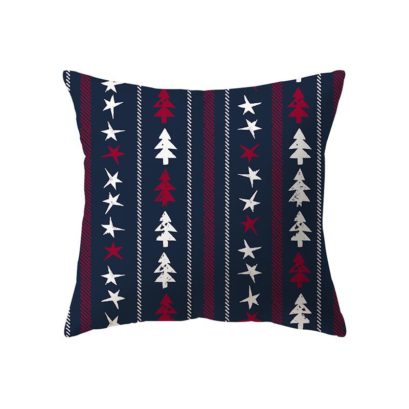 Рождественские украшения с рождественским принтом, чехол для подушки, украшение для дома, гостиной, дивана, подушка, наволочка