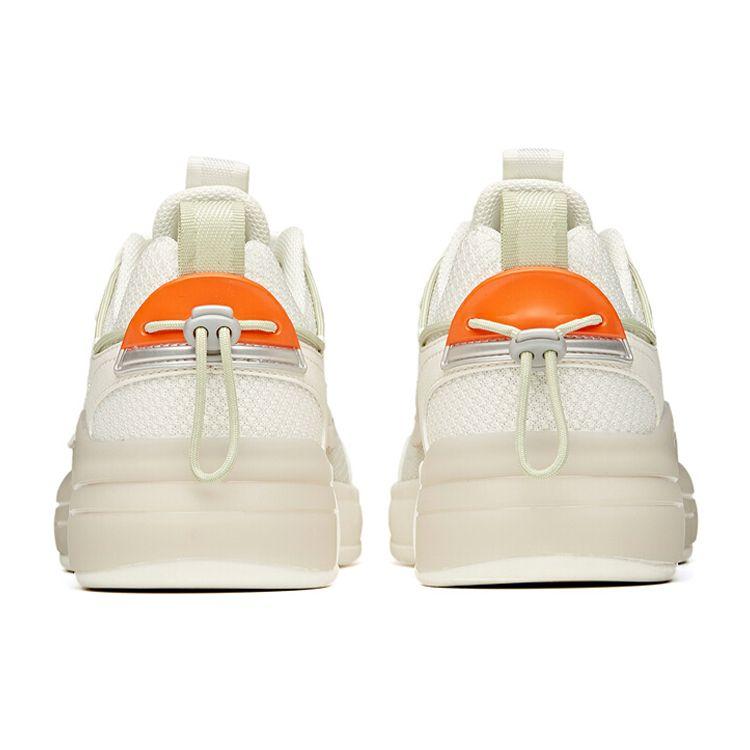 Anta Кроссовки Lifestyle Series с нескользящей подошвой, амортизирующие, прочные, низкие, мужские, белые, оранжевые, зеленые 912118050-1