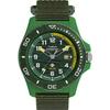 TIMEX Expedition Freedive Solar Часы Батарея Водонепроницаемость 5 АТМ Минеральное Стекло Зеленый Циферблат TW2Y61400 Мужские