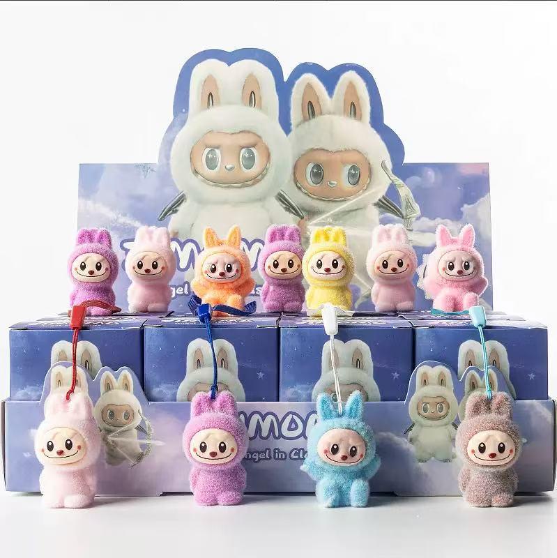 Популярная рождественская кукла Abubu от Pop Mart, елочное украшение, игрушка-сюрприз