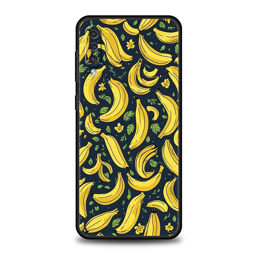 Забавный чехол для телефона с яблоком и бананом для Samsung Galaxy A56 A36 A26 A16 A34 A24 A42 A22 A20 A12 A40 A30 A10 Мягкий чехол-оболочка из ТПУ