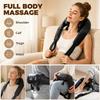 Cordless Neck Massager with Heat, Deep Tissue 4D Shiatsu for Back