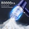 80000Pa 2 в 1 автомобильный пылесос с беспроводной зарядкой, пылесос со сжатым воздухом, ручной мощный воздуходувка, пылесос для домашнего офиса