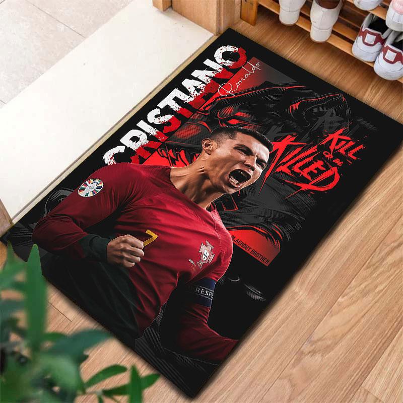 Ковер Cristiano Ronaldo CR7 для гостиной, спальни, дома, декора дивана, детский игровой нескользящий коврик