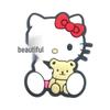 Мягкие резиновые подвески для обуви Hello Kitty из ПВХ – Декорации для обуви своими руками и Садовые аксессуары