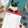 2026 Wall Calendar - Hangable Cat Design 12 Month Calendar Monthly Family Planner Organizer Calendar For Living Room Bedroom