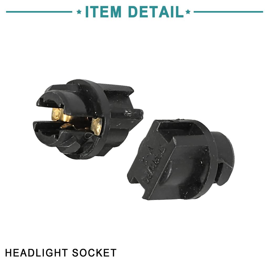 ACROPIX Автомобильная приборная панель кластера разъем лампы приборной панели T5 поворотный цоколь черный 8 шт.