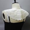 Layer Embroidered Fake Collar Shawl Wrap Decorative Lapel Removable Neckline Ladies Top Collar Clothes Accessories
