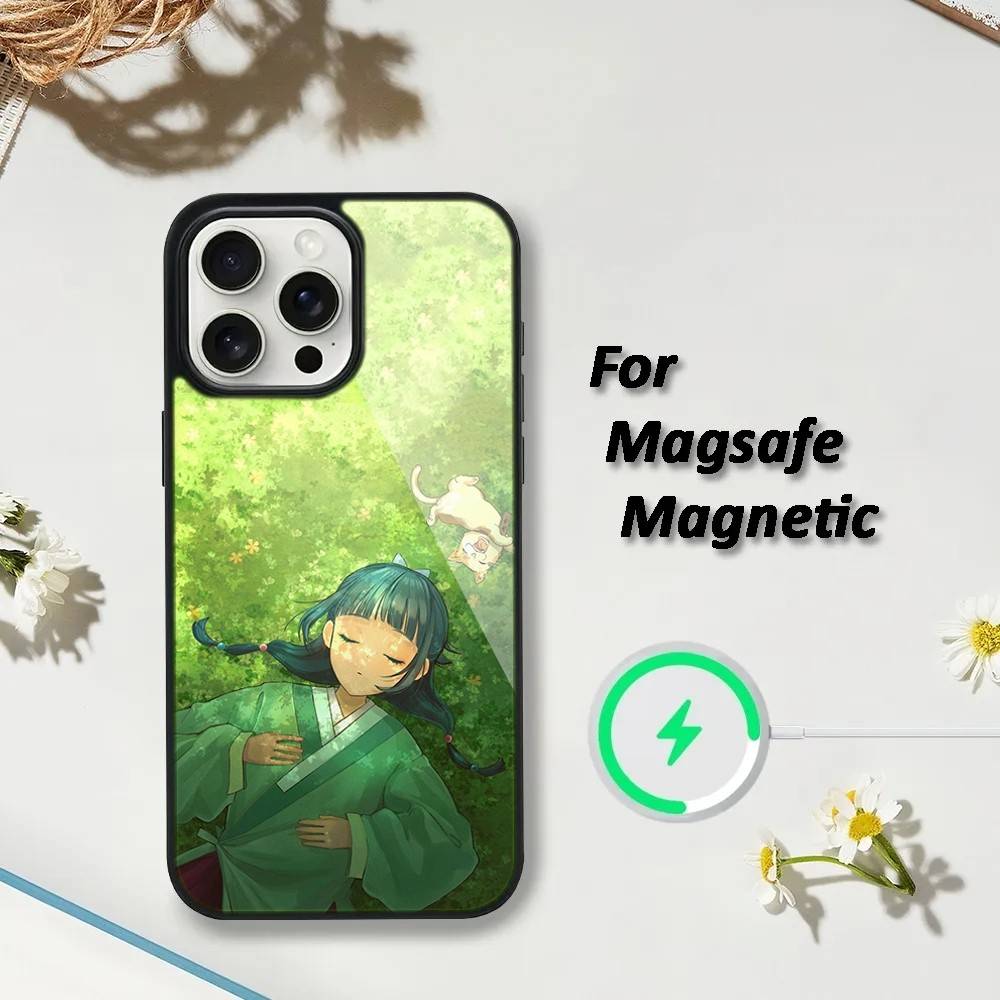 Apothecary Diaries Maomao Phone Case For iPhone 16,15,14,13,12,11,Plus,Pro,Max,Mini Magsafe Magnetic Wireless Charging