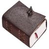 Leather Diary Embossed With Star, Journey Double Wolf Diary With Lock For Artist Sketchbook, Scrapbook, Drawing, Writing 240 Pages