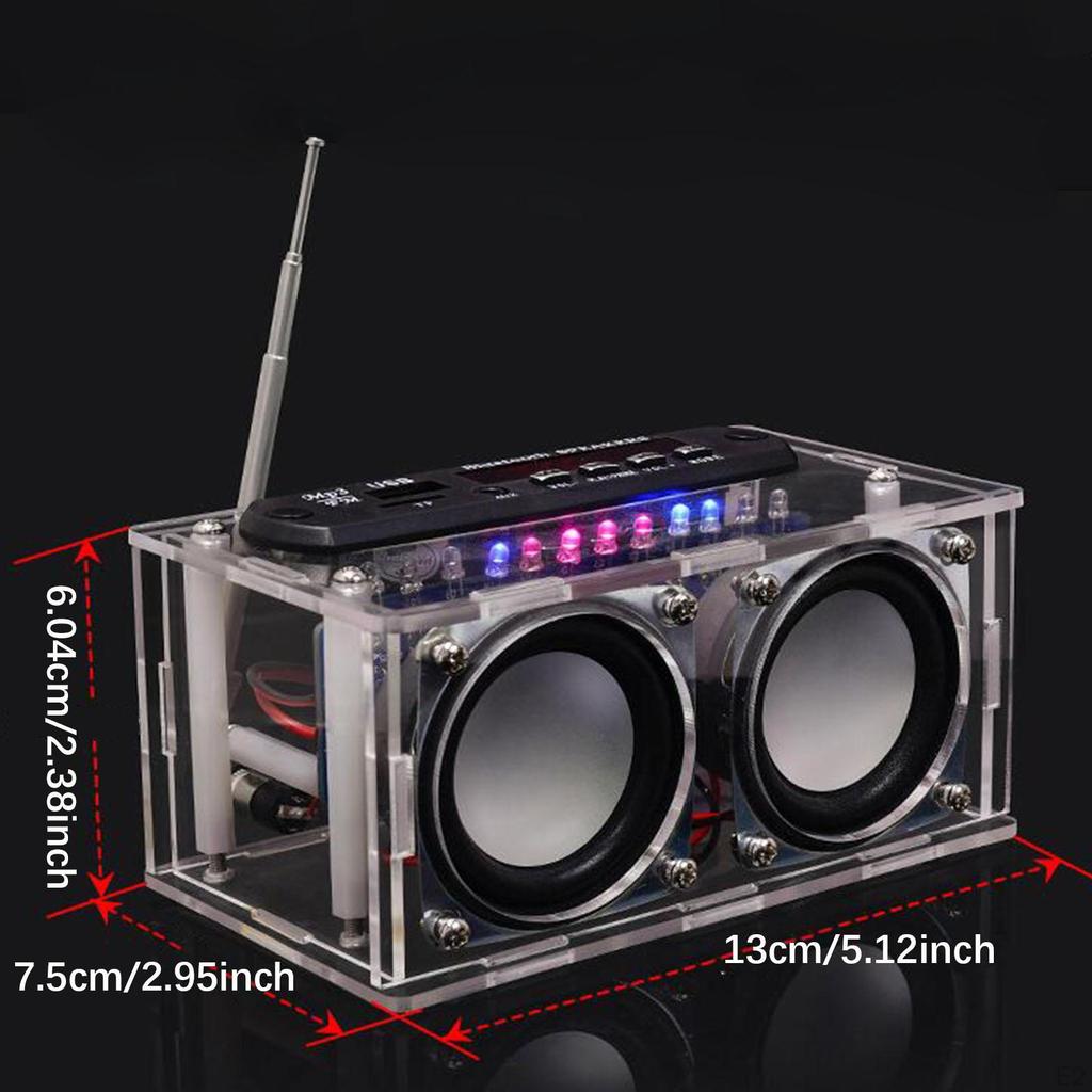 DIY Radio Speaker Kit Assembly Classic High Performance Professional Bluetooth