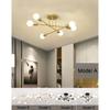Nordic Minimalist Pendant Light Ceiling Lamp LED Chandelier Suitable for Bedrooms Living Rooms Black Gold Lighting Decoration
