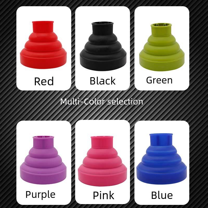 Складной силиконовый ветрозащитный чехол для фена для укладки кудрявых волос, большой интерфейс, телескопическая конструкция