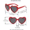 Детские солнцезащитные очки в форме сердца Милые солнцезащитные очки для девочек и мальчиков 3-10 лет Очки для улицы Пляж