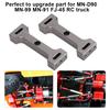 Aluminum Alloy Center Rear Mount Kit Fit for MN D90 MN 99 MN 91 FJ 45 Upgrade Accessories(Titanium MN 011T )