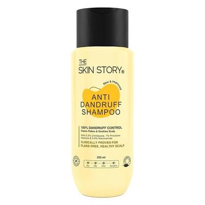 Шампунь против перхоти The Skin Story с Saniscalp и аргановым маслом | 3 в 1: очищение, борьба с перхотью и увлажнение | Шампунь для женщин и мужчин (250 мл)