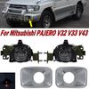Автомобильные аксессуары для экстерьера Сигнальная лампа Для Mitsubishi PAJERO MONTERO V32 V33 V43 Автомобиль Передняя противотуманная фара Крышка Противотуманный фонарь в сборе Новая