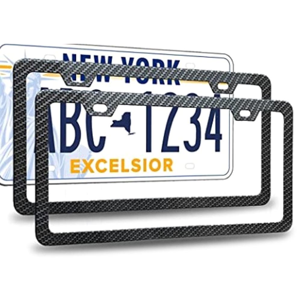 Рамки для номерных знаков, 2 шт., держатель без препятствий, нержавеющая сталь, передний монтажный комплект, автомобильный аксессуар