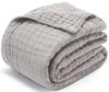 AIFY Gauze Perfect for a Comfortable or All Light Gray Blanket, Single, 6-Layer, 100% Cotton, Fluffy, Year-Round Comfort, Lightweight, Breathable,