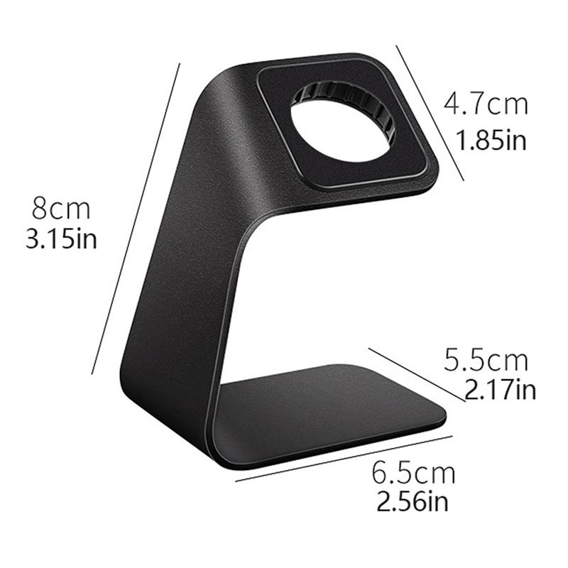 1Pc Aluminum Alloy Charger Stand Holder For Watch Charging Cradle Stand Station