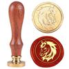 1set Brass Wax Seal Stamp with Handle for DIY Scrapbooking Horse 89x30mm