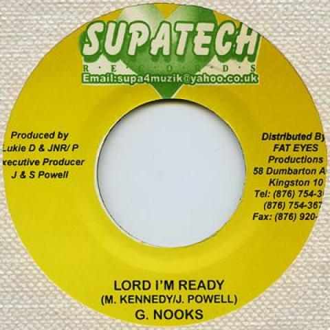 7-дюймовая пластинка GEORGE NOOKS - Lord I'm Ready Supatech 2007 UK Регги, Ска и Даб