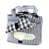 COLORFUL CANDY STYLE Diaper Pouch and Diaper Changing Pad Set (Drawstring Tote) (Basic Stripe/Navy) B8002000-BTR
