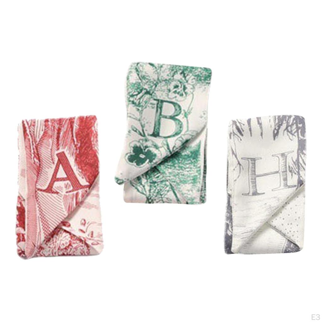 20Pcs Female Head Scarf Women Hair Neck Scarves Bag Decorative Fashion Gifts Letter Print for