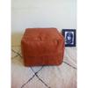 , Authentic MOROCCAN POUF Leather Pouf Ottoman Pouf ,footstool Leather Ottoman Pouffe,