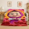 Cartoon Cute M-Masha Bear Soft Flannel Throw Blanket,Cozy Blanket for Bed,Couch,Sofa,Bedroom,Living Room,Travel,Picnic
