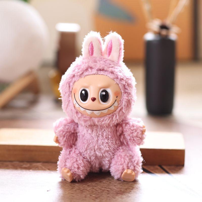 Face Pvc Cute Doll Pendant Plush Toy With Short Plush For Children
