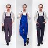 Work Bib Overalls Adjustable Shoulder Straps Pockets Jumpsuit Wide Leg Solid Color Coverall Multi-Pocket Work Uniforms