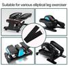2/4/6/8/10Pcs Elliptical Leg Exerciser Pedal Strap Adjustable Fastener Tape Metal Buckle Strap Under-Desk Elliptical Machine Non-slip Foot Strap