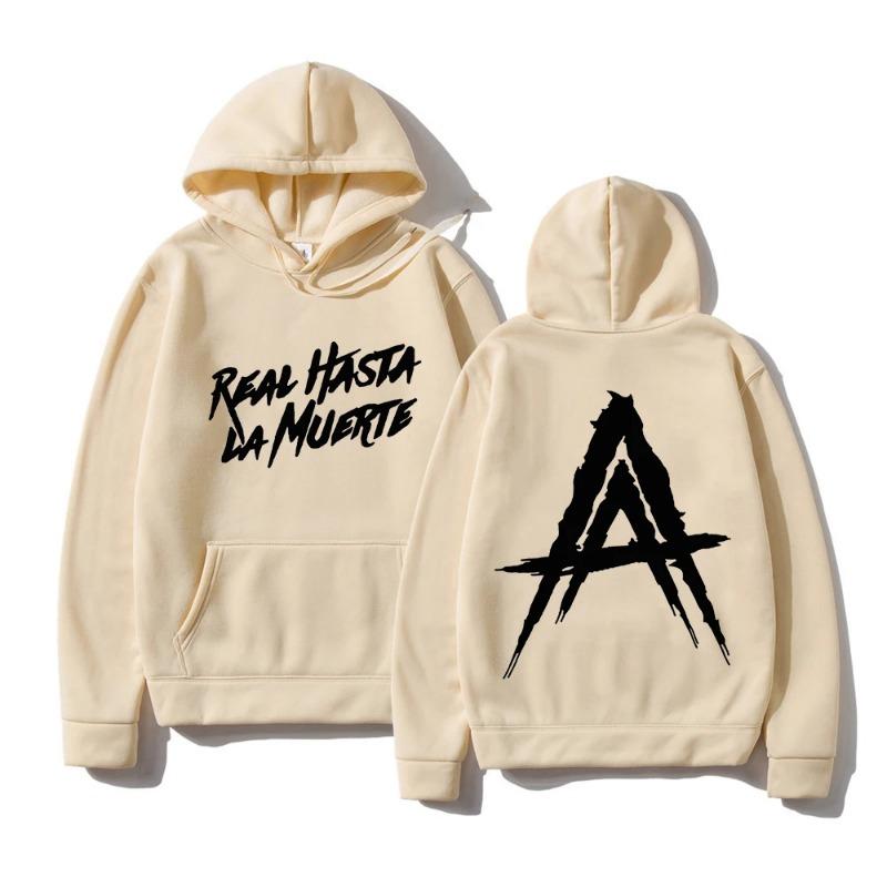 Anuel AA Album Real Hasta La Muerte Hoodies Hip Hop Hoodie Winter Tops Long Sleeve Harajuku Sudaderas