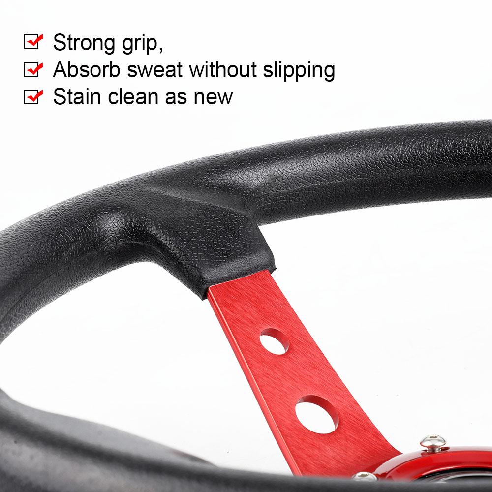 For Logitech G29 G920 G923 Auto Sport Drifting Steering Wheels 350mm 14inch With Adapter Plate 70mm PCD For Racing Game CNSPEED