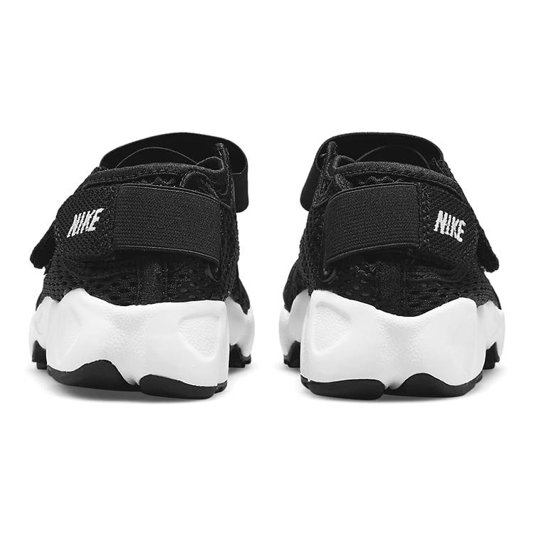 Nike Air Rift Нескользящая Амортизация Устойчивая к истиранию Дышащая Низкие Детские Беговые Кроссовки Черно-белый Унисекс 322359-014