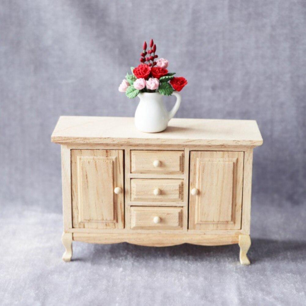 Мини-имитация деревянного шкафа, кукольная фигурка, модель игрушки, реалистичный кукольный домик, миниатюрные фигурки, 1/12, аксессуары для кукольного домика