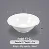 Белые melamine коммерческие миски для риса и супа