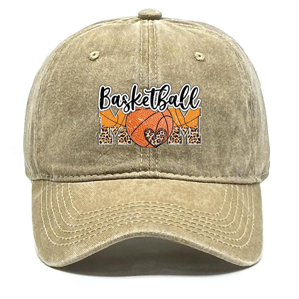 Бейсболка-снэпбек с принтом сердца «Мама-баскетболистка», спортивная кепка-тракер, свободная простая хип-хоп кепка от солнца, регулируемая бейсболка
