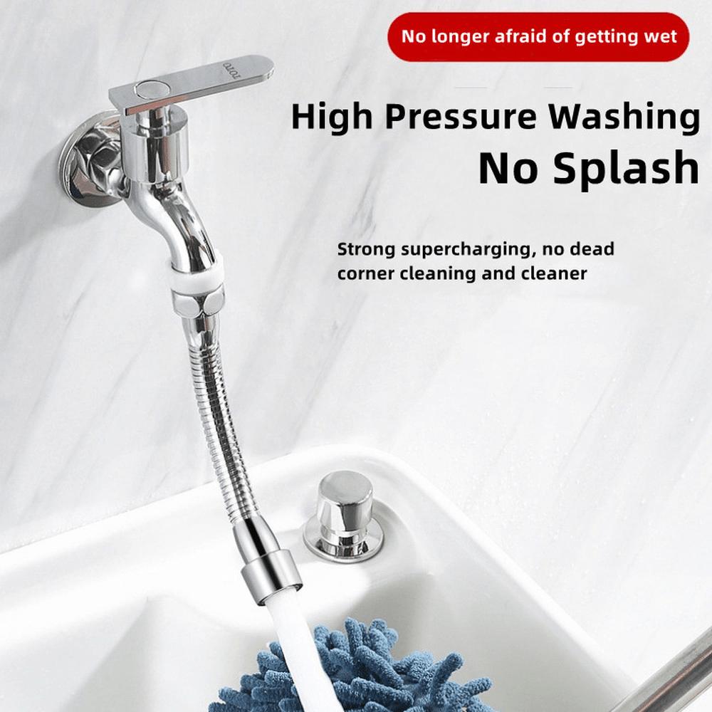 1 шт. универсальный удлинитель крана 360°, брызгозащищенный аэратор насадка, гибкий удлинительный шланг для раковины, кухонные аксессуары