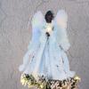 Acrylic Decoration Festive Xmas Angel Pendant Topper Christmas Tree Angel Fairy
