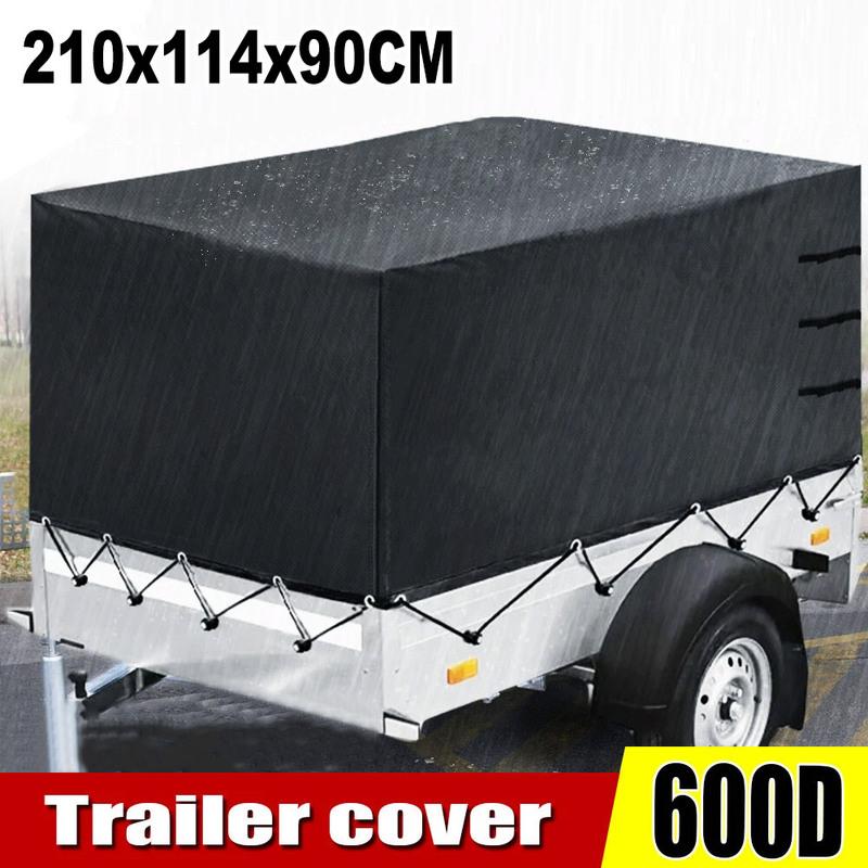 1pc Trailer Tarpaulin High-Sided Cover 210x114x90CM Car Trailer Cover For STEMA OPTI AN F 750 850 VARIOLUX 750 Car Accessories